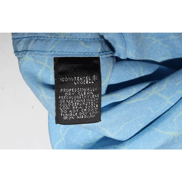 Jhane Barnes Men's Short Sleeve Button Front Shirt Size Medium - Picture 6 of 6